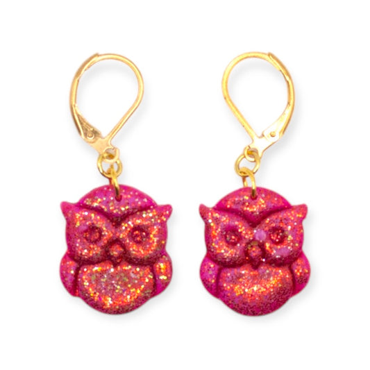 Fuchsia owls